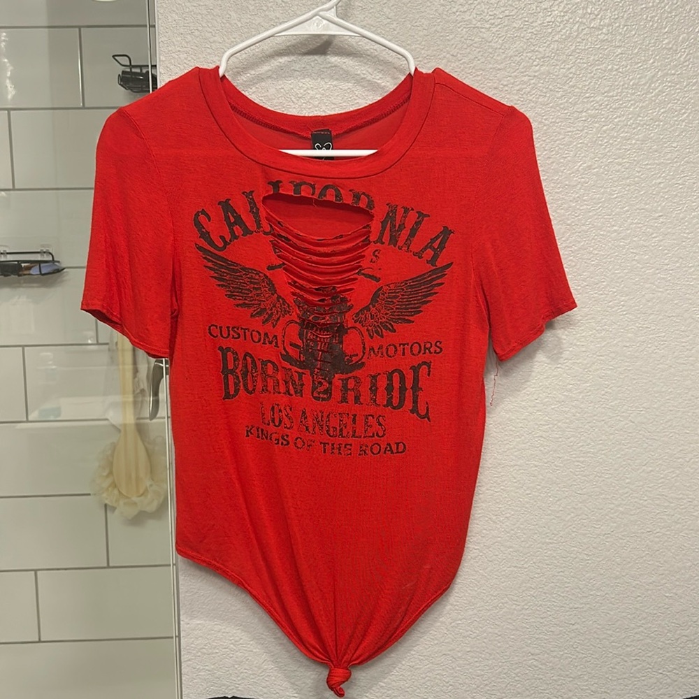 California born to ride short sleeve